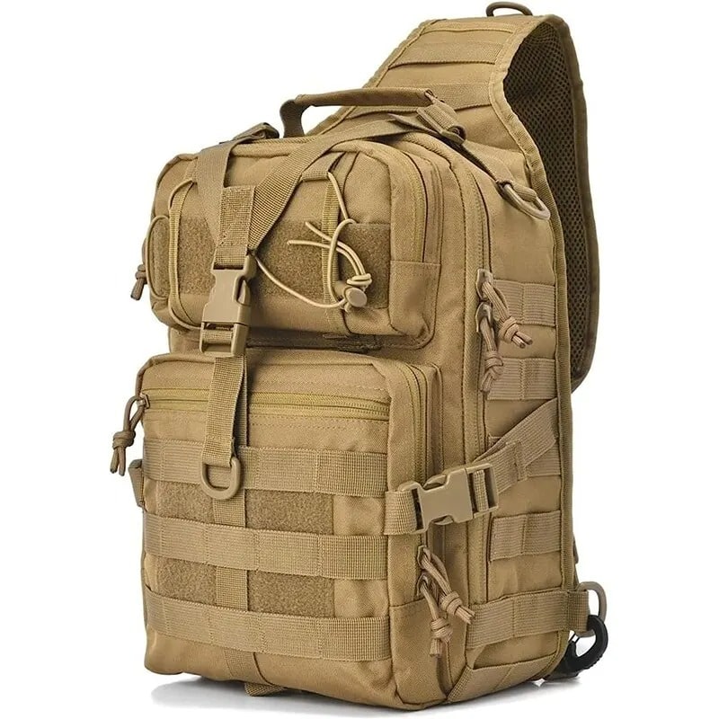 Compact Military Backpack brown